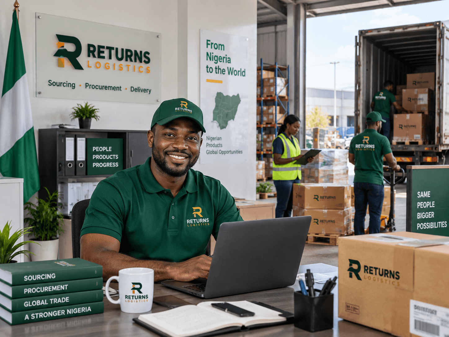 Returns Logistics team and service placeholder
